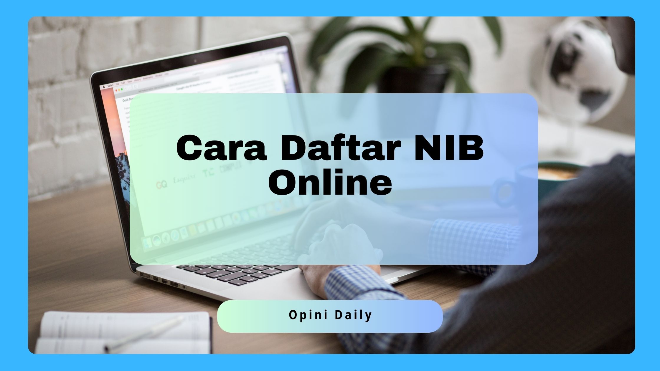 cara daftar NIB online